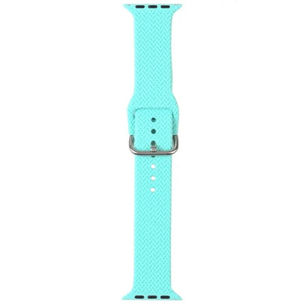 Braided Silicone Watch Band Buckle Fits Apple Watch 38/45mm
