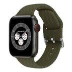 7 41mm / 6 & SE & 5 & 4 40mm / 3 & 2 & 1 38mm / Dark Olive Green