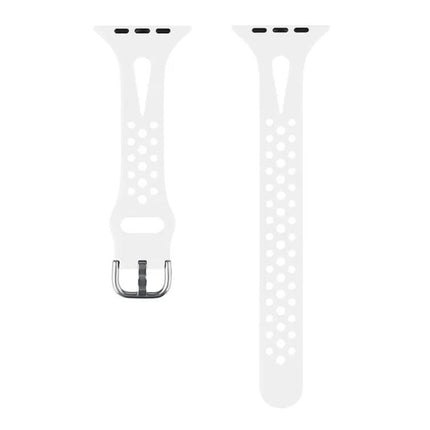 Silicone Replacement Band For Apple Watch 38-45mm Adjustable