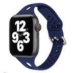7 41mm / 6 & SE & 5 & 4 40mm / 3 & 2 & 1 38mm / Midnight Blue