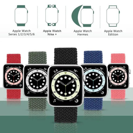 Braided Nylon Replacement Strap For Apple Watch 42mm 44mm
