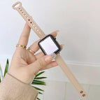 7 45mm / 6 & SE & 5 & 4 44mm / 3 & 2 & 1 42mm / Cream