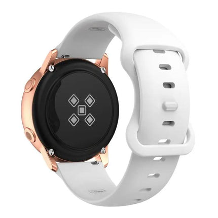 Silicone Butterfly Buckle Watch Band 20/22mm for Galaxy