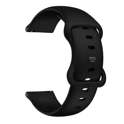 Silicone Butterfly Buckle Watch Band 20/22mm for Galaxy