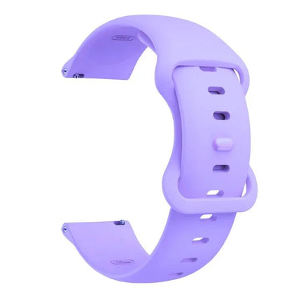 Silicone Butterfly Buckle Watch Band 20/22mm for Galaxy