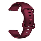 22mm For Samsung Galaxy Watch Active 3 45mm / Wine Red