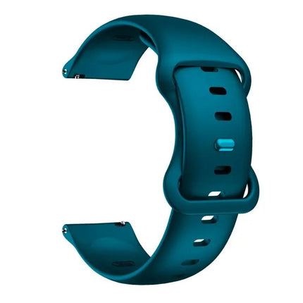 Silicone Butterfly Buckle Watch Band 20/22mm for Galaxy