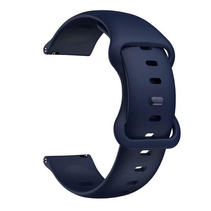Silicone Butterfly Buckle Watch Band 20/22mm for Galaxy