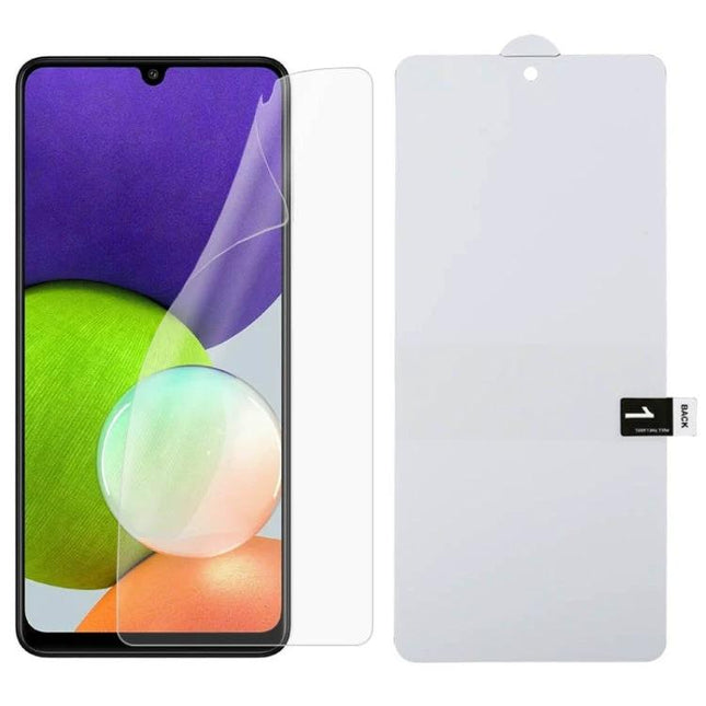 Hydrogel Screen Protector For Samsung And OnePlus Curved Screens clear full-coverage film on curved phone preserving touch and clarity