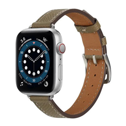 Leather Strap Watch Band For Apple Watch 38/40/41/42/44/45mm