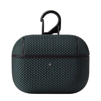 Keep Your Earphones Protected in This Cloth Case for Daily Use - durable woven fabric earphone pouch with carabiner hook