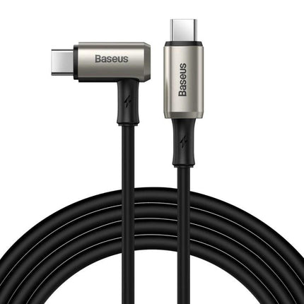 Baseus CATPN01 100W PD3 1 Gen2 USB C to USB C Cable 150cm — T-shaped elbow 100W PD, 4K display, 1000M fast transfer