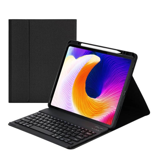 Detachable Bluetooth Keyboard Protective Case for iPad Pro 12.9 Inch with Holder in black, detachable wireless keyboard and protective folio stand