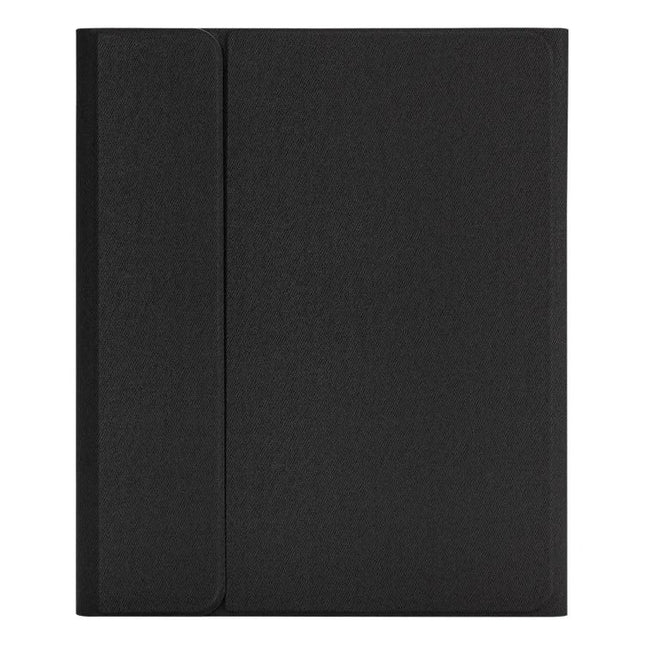 Detachable Bluetooth Keyboard Protective Case for iPad Pro 12.9 Inch with Holder in black folio style, slim protective cover with magnetic spine