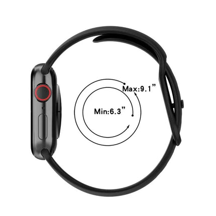 Large Silicone Watch Band Compatible With Apple Watch