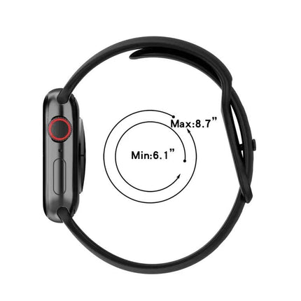 Large Silicone Watch Band Compatible With Apple Watch