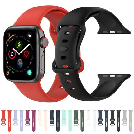 Silicone Watch Band For Apple Watch 38/40/41/42/44/45mm