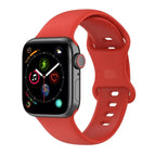 7 41mm / 6 & SE & 5 & 4 40mm / 3 & 2 & 1 38mm, Size: Small Code / Red