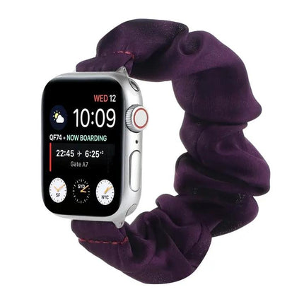 Scarf Hair Tie Replacement Band For Apple Watch 38-45mm