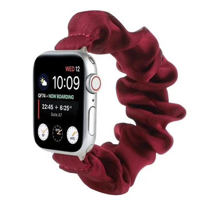 Scarf Hair Tie Replacement Band For Apple Watch 38-45mm