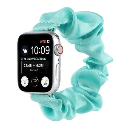 Scarf Hair Tie Replacement Band For Apple Watch 38-45mm