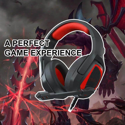 Anivia Wired Headset With Microphone For Gaming And Calls ergonomic red black headset with microphone for long sessions