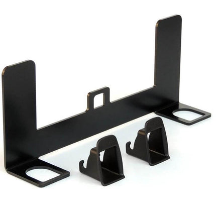 Universal ISOFIX and Latch Bracket for Child Car Seats black metal bracket with two latch adapters for securing child seat