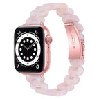 For Apple Watch Series  7  45mm / & 6 & SE & 5 & 4 44mm / Pink Flower