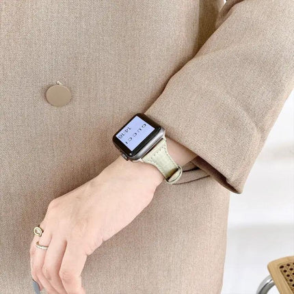 Crocodile Leather Replacement Strap For Apple Watch 40/44mm