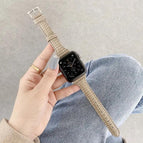 For Apple Watch Series  7  45mm / & 6 & SE & 5 & 4 44mm / Milk Coffee