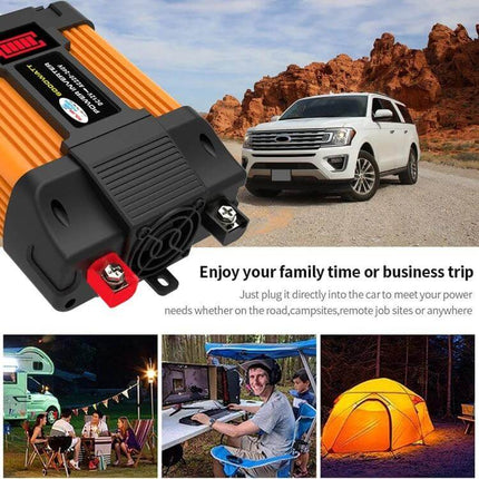 Little Wasp Car Inverter for Charging Devices in Vehicles powering laptops phones and appliances during road trips and camping