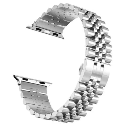 Five Beads Stainless Steel Replacement Band For Apple Watch