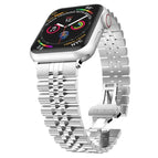 7 41mm / 6 & SE & 5 & 4 40mm / 3 & 2 & 1 38mm / Silver