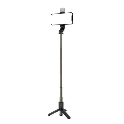 Essential Selfie Stick for Everyday Photos and Calls — telescoping tripod selfie stick holding smartphone for steady selfies and video calls