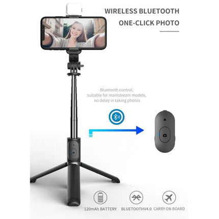 Versatile Tripod for Capturing Everyday Phone Moments – compact selfie stick tripod with Bluetooth remote for steady group photos and video calls