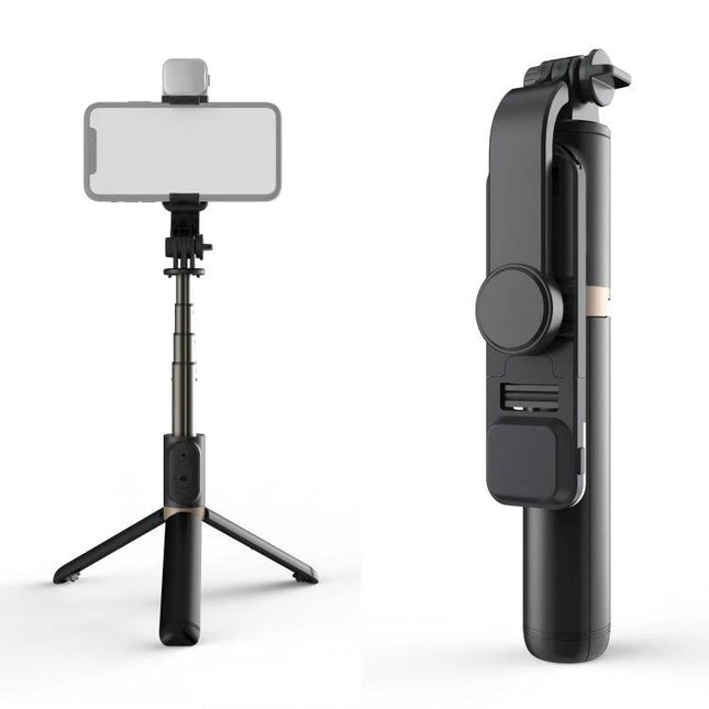 Q03S Selfie Stick for Daily Photo Moments on the Go - compact tripod selfie stick with phone mount and adjustable light for travel and social media