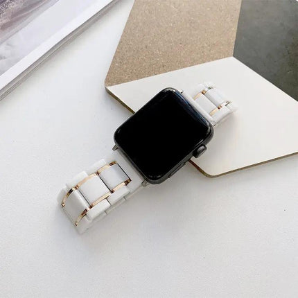 Five Beads Ceramic Steel Replacement Bands for Apple Watch