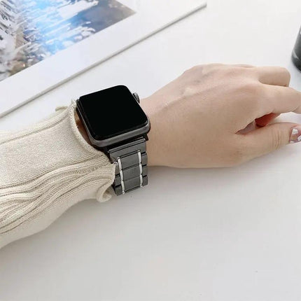 Five Beads Ceramic Steel Replacement Bands for Apple Watch