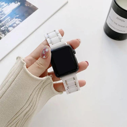 Five Beads Ceramic Steel Replacement Bands for Apple Watch