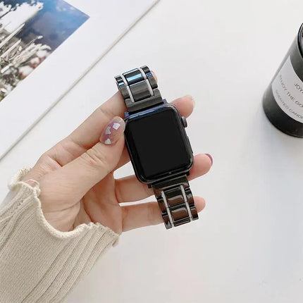 Five Beads Ceramic Steel Replacement Bands for Apple Watch