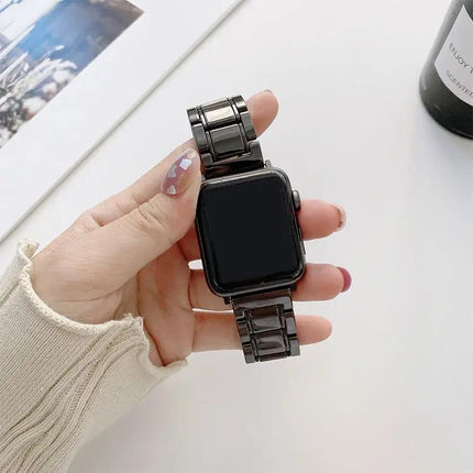 Five Beads Ceramic Steel Replacement Bands for Apple Watch