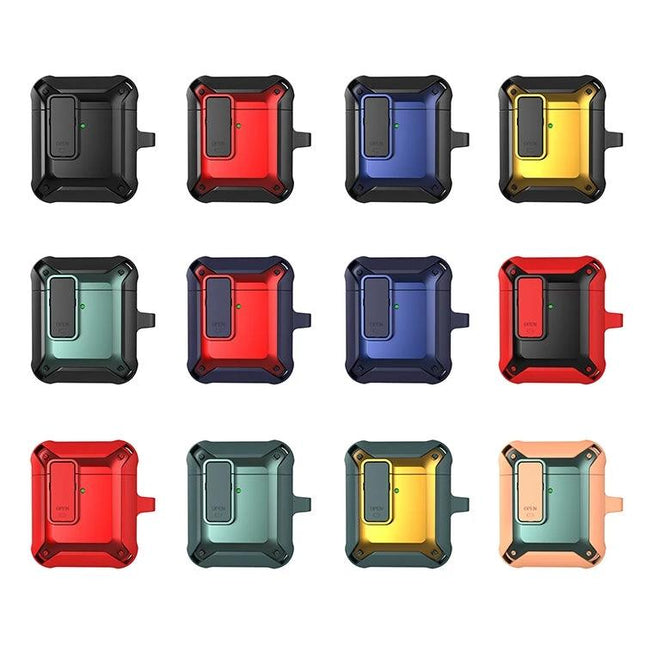 Silicone Protective Case for AirPods During Daily Activities in assorted colors showing dustproof antifouling designs