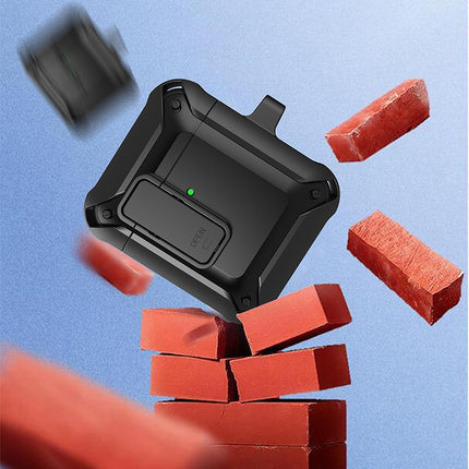 Silicone Protective Case for AirPods During Daily Activities showing rugged dustproof silicone cover protecting AirPods from impacts and dirt