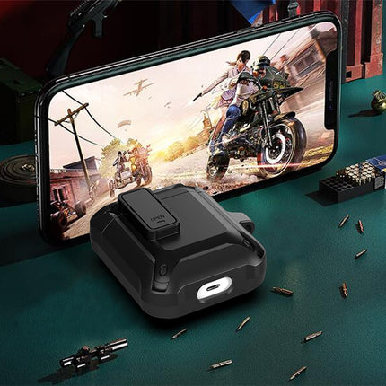 Silicone Protective Case for AirPods During Daily Activities black rugged dustproof antifouling silicone cover for secure carrying