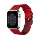 For Apple Watch Series 7  41mm / & 6 & SE & 5 & 4 40mm / Dark Red+Red