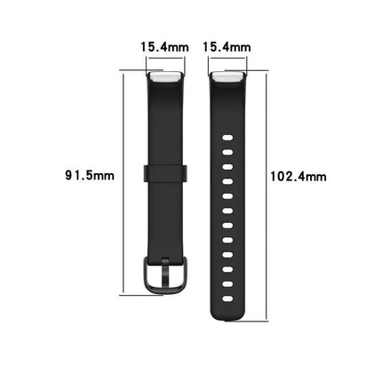 Fitbit Luxe Silicone Replacement Strap With Color Buckle S L