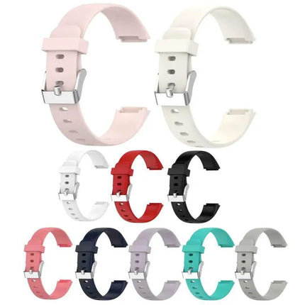 Fitbit Luxe Silicone Replacement Strap With Color Buckle S L