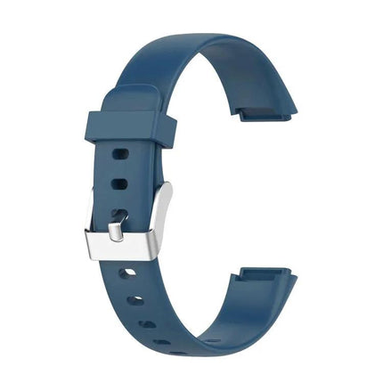 Fitbit Luxe Silicone Replacement Strap With Color Buckle S L