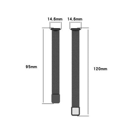 Fitbit Luxe Milanese Metal Magnetic Replacement Strap