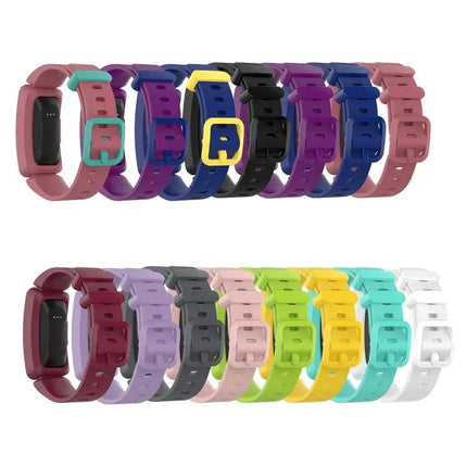 Adjustable Silicone Watch Band For Fitbit Inspire HR Black